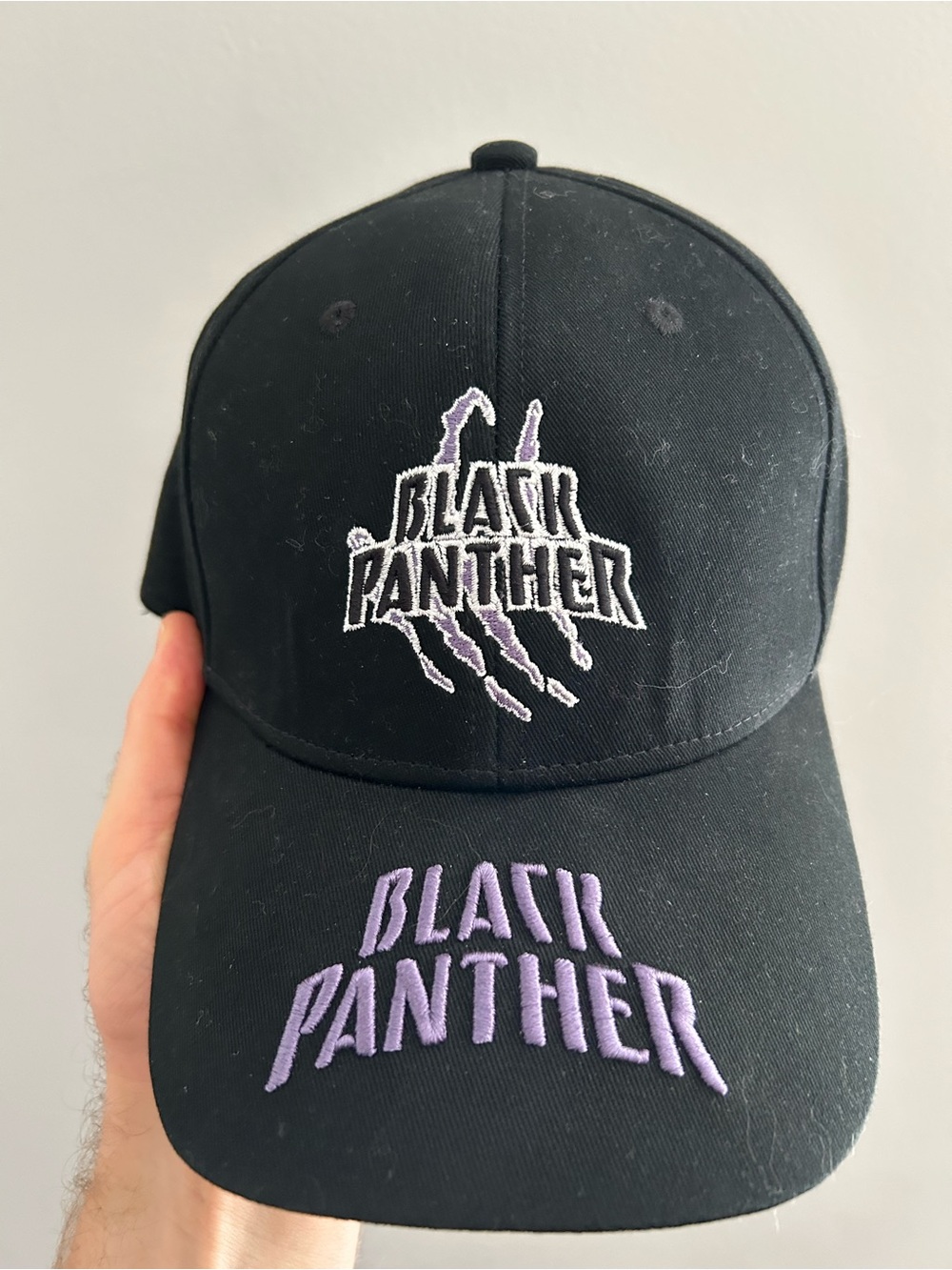 Volvik x Marvel Black Panther Cap Black Adjustable Golf Hat Baseball Men's - Picture 3 of 8